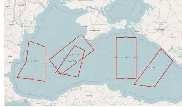 фото с сайта Дейли Экспресс, эти зоны будут перекрыты для судоходства