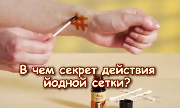 Йодовая сетка - целебные свойства простых линий