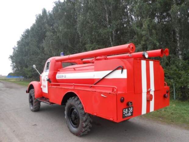 Пожарные села Яльчики восстановили автомобиль АЦУ-20 (10 фото)