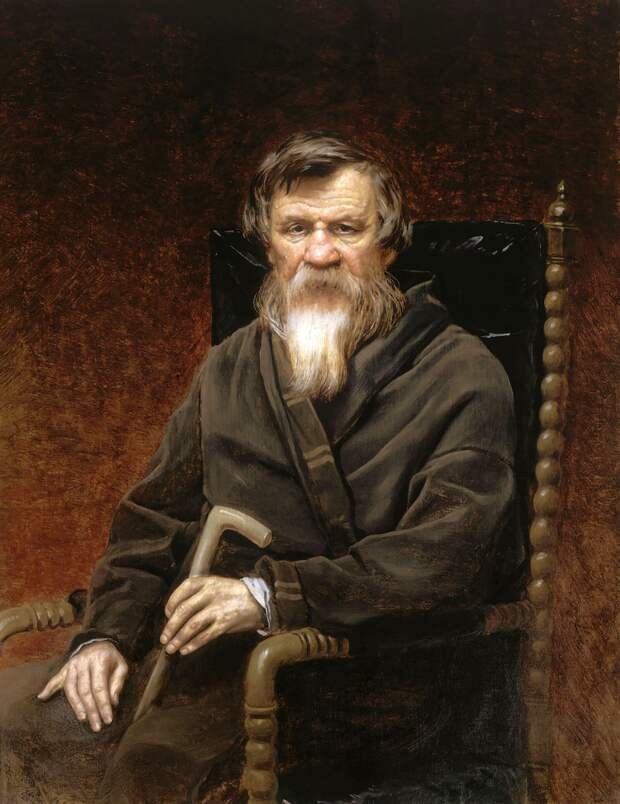 В. Перов. Портрет М.П. Погодина. 1872 год