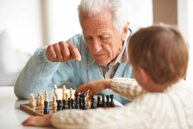 Картинки по запросу grandpa playing chess
