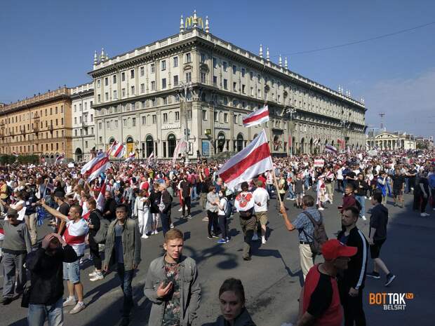 Митинг в Минске. 30.08.2020.