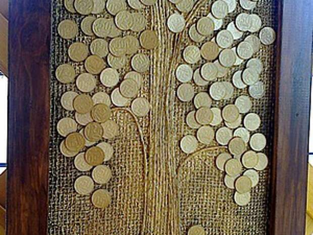 Делаем панно «Денежное дерево» | Ярмарка Мастеров - ручная работа, handmade