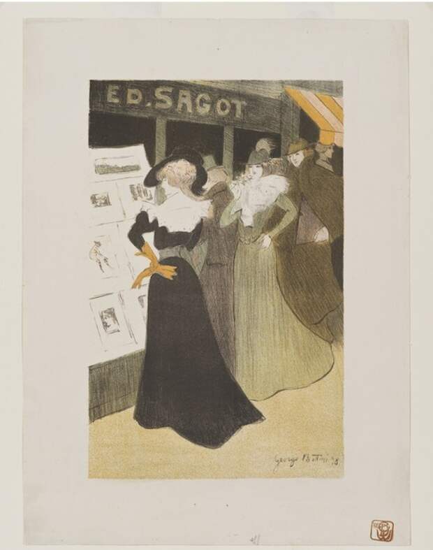 George Bottini, Sagot’s Lithography Gallery (Галерея литографий Саго), 1898