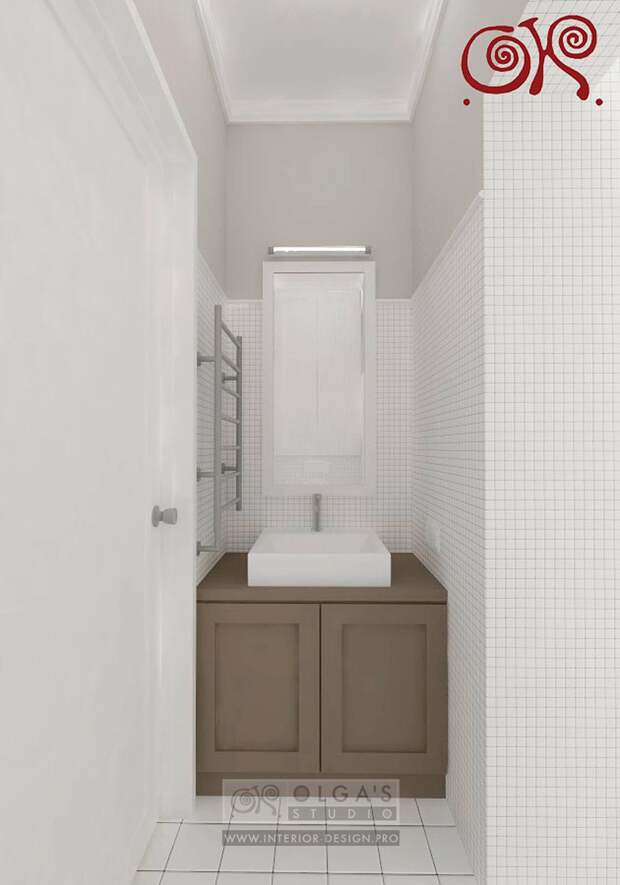 Дизайн ванной в однокомнатной квартире 30 кв. м