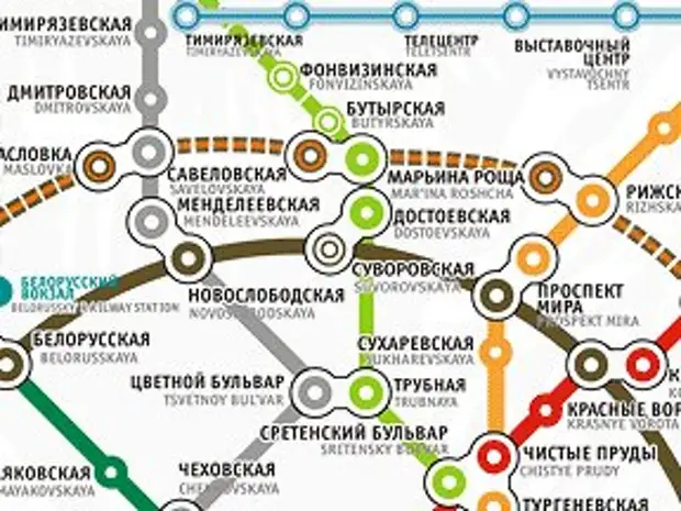 Новослободская метро карта метро