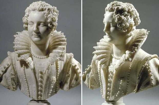 «Мария Барберини». (1626 год). Лувр. Париж<br>Скульптор: Джулиано Финелли.