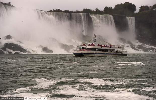 Niagaraoutside03 Ниагарский водопад. Вид изнутри