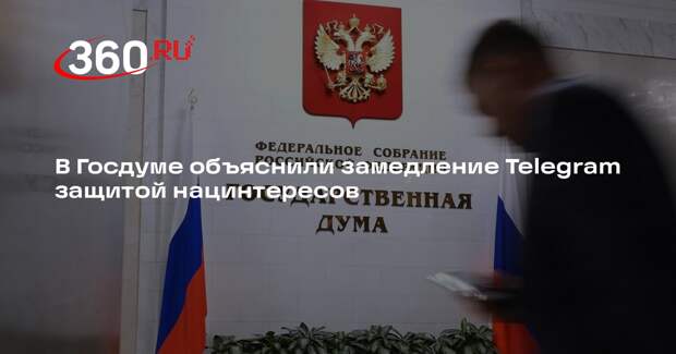 Депутат Свинцов: действия РКН в отношении Telegram не требуют предупреждений