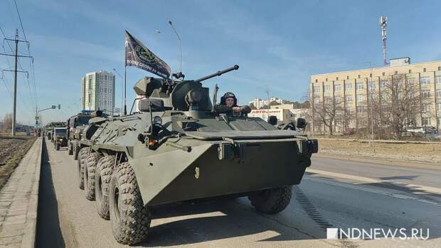 До конца месяца на Вторчермете пройдет еще 9 репетиций парада военной техники