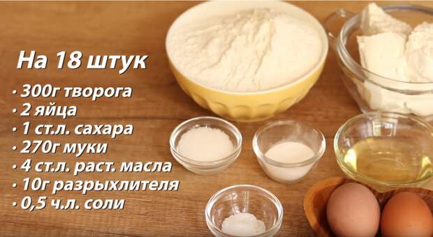 Ингредиенты которые нам понадобятся для помпушек 