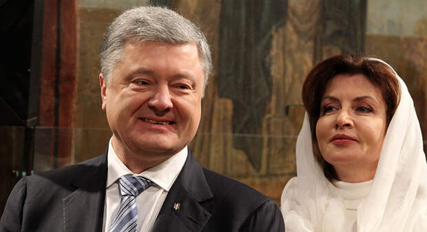 Президент Украины Пётр Порошенко с супругой 