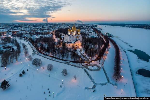 Ярославль с высоты. Хроники заводной птицы путешествия, факты, фото