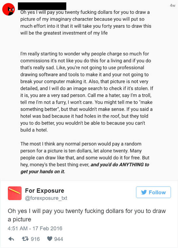 For Exposure