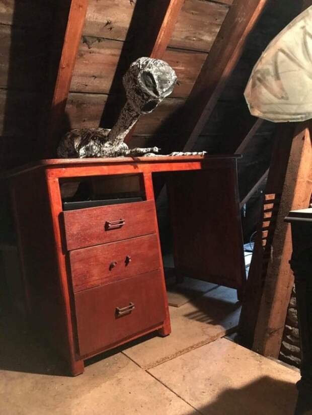 Сюрприз на чердаке от прошлых жильцов