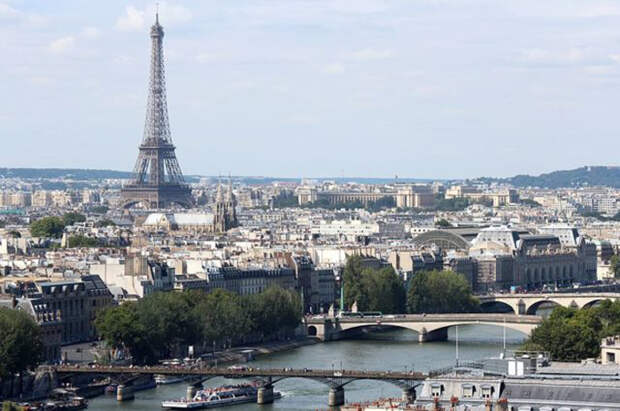 Панорама Парижа.