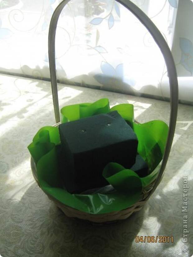 Мастер-класс, Свит-дизайн: Мой первый МК по букету из конфет Бумага гофрированная. Фото 13