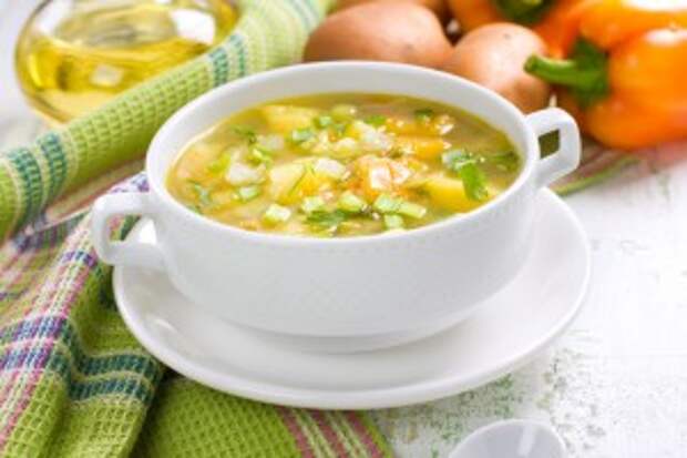 Суп из весенних овощей