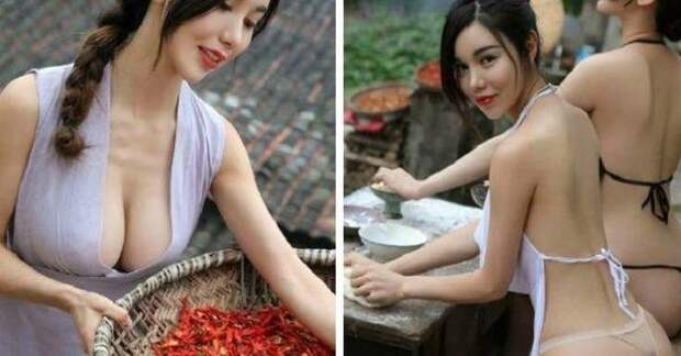 Вот как выглядят китайские деревенские девушки. Да по ним же рыдает Victoria Secret!