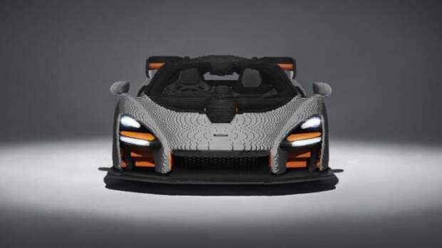 Полноразмерный гиперкар McLaren Senna, созданный из Lego