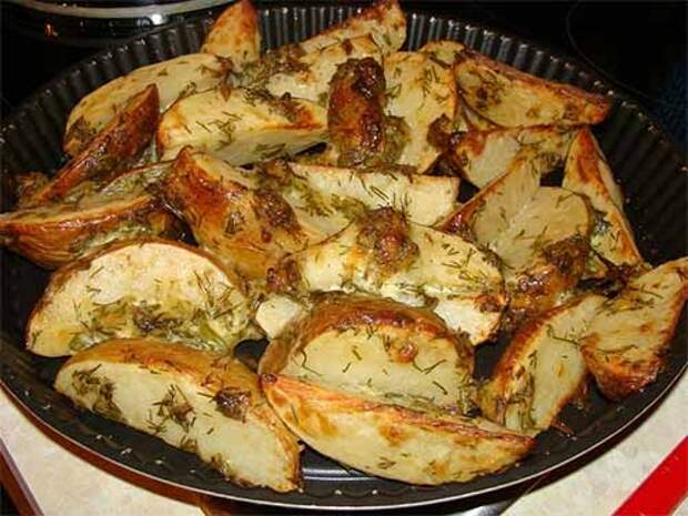 маринованная картошка по-деревенски