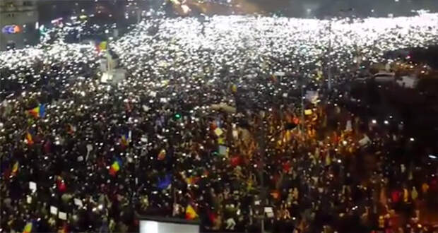 Румыния, антиправительственные протесты|Фото: