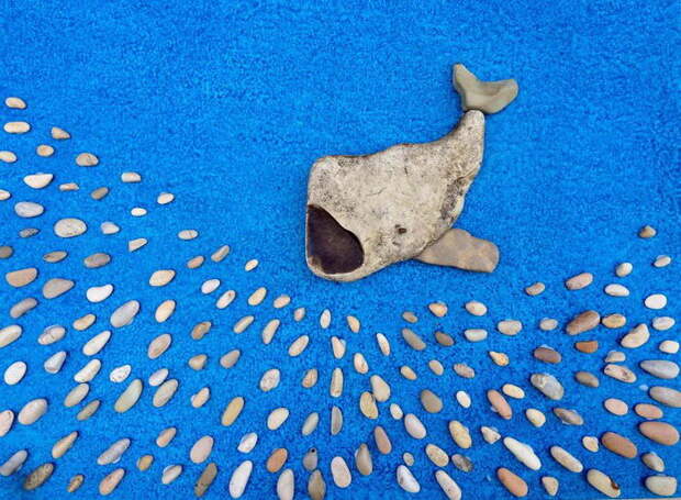 Мозаики из пляжных камушков: работы Stefano Furlani