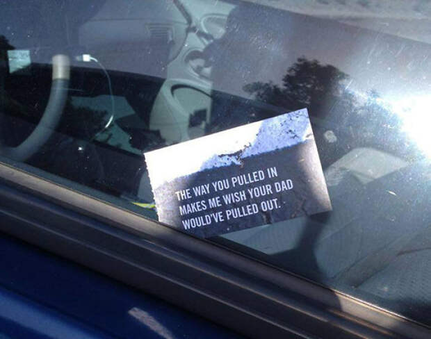 Passive-aggressive Parking Notes