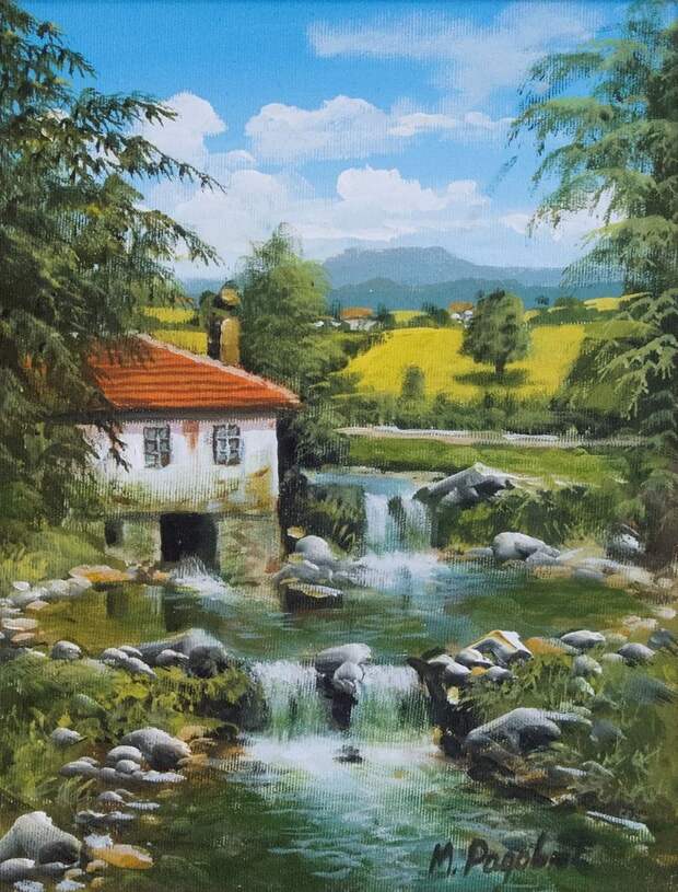 Сербский художник. Miroslav Radovic Miroslav Radovic