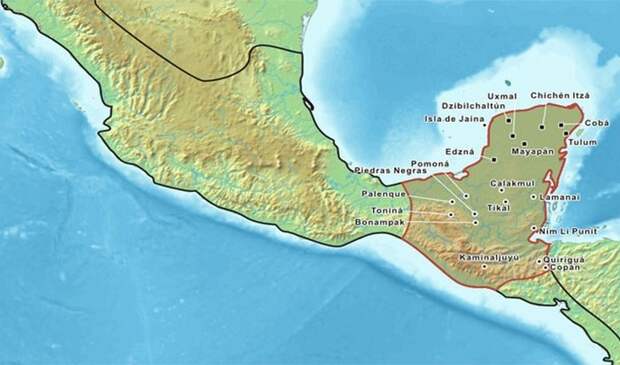 Встретить майя можно на Юкатане.