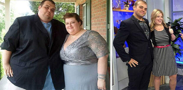 15+ Before-And-After Photos Of Couples Losing Weight Together