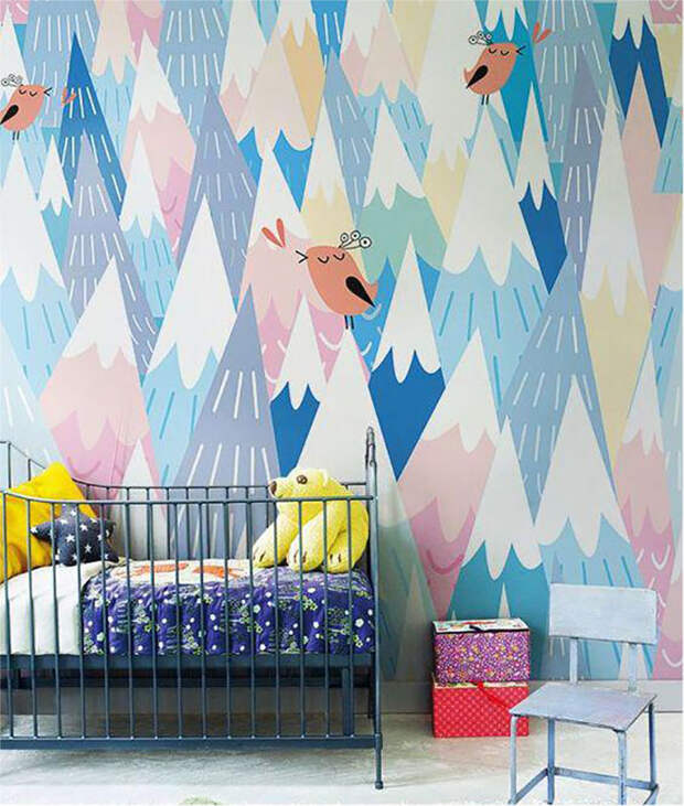 роспись стен детской комнаты