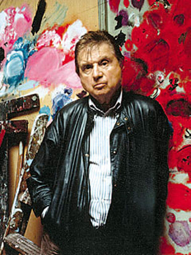 Фрэнсис Бэкон в своей мастерской