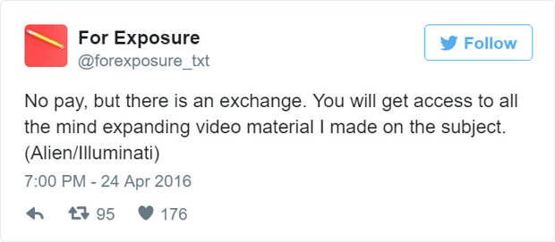 For Exposure