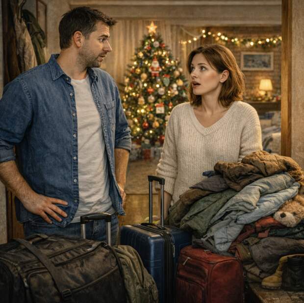 — Ты… позвал людей в наш дом на Новый год? — процедил сквозь зубы зять, уперев руки в бока.