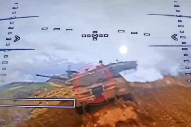 FPV-дрон "Хезболлы" поразил израильский танк Merkava и снял свой удар