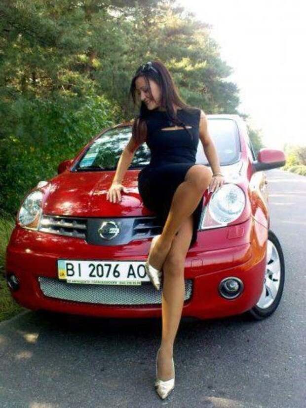 Авто девушки из России (55 фото) 