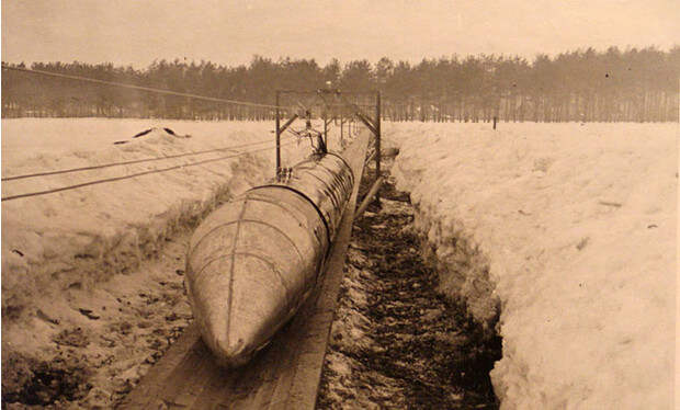 История советского шаропоезда, чуть не перевернувшего представление о железной дороге в 30-х годах