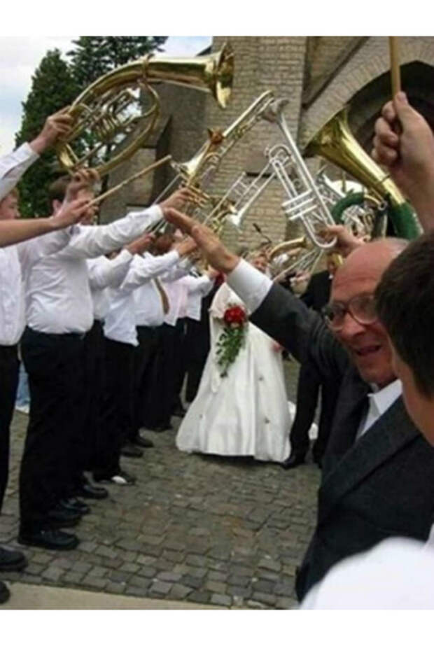 Типичная немецкая свадьба.
