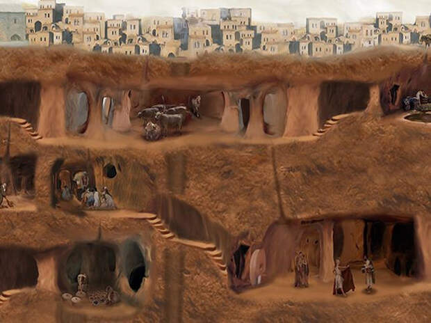 Подземные цивилизации планеты