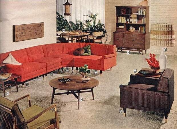 1960 год. Место для переговоров и неформального общения в квартирах того времени