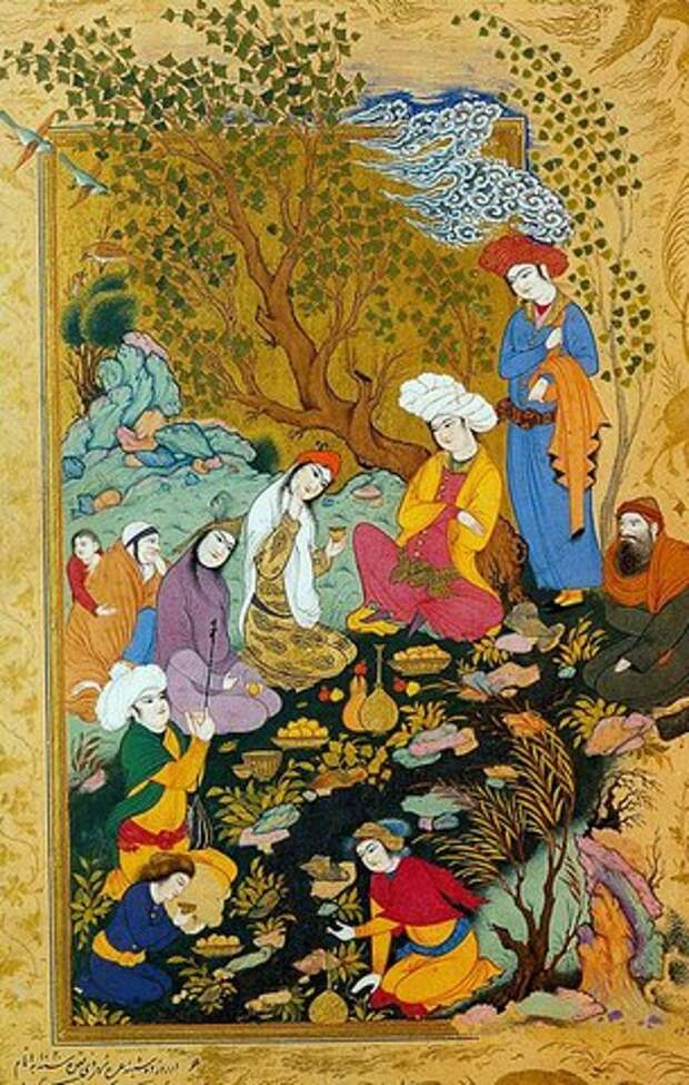 Главные школы исламской книжной живописи