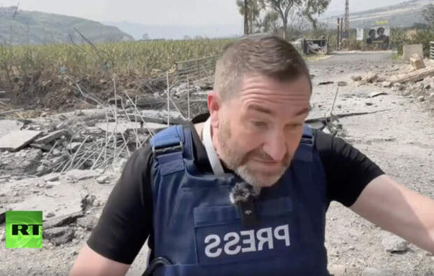 Израильский самолёт выпустил ракету по съёмочной группе RT — журналисты получили ранения