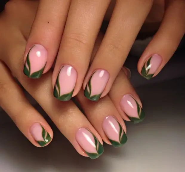 асимметричный френч фото 11