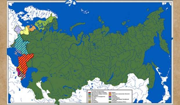Планы по отторжению от России земель в Европе англичанами и французами. Источник фото: https://clck.ru/ZbzpA