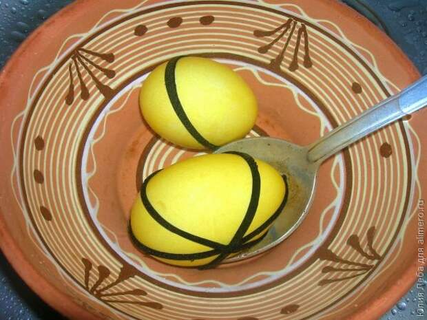 Крашеные яйца к Пасхе