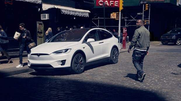 За рулем сверхсовременной Tesla Model X в Нью-Йорке Model X, tesla, тест-драйв, электромобиль