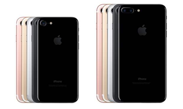 iPhone 7 и iPhone 7 Plus сзади