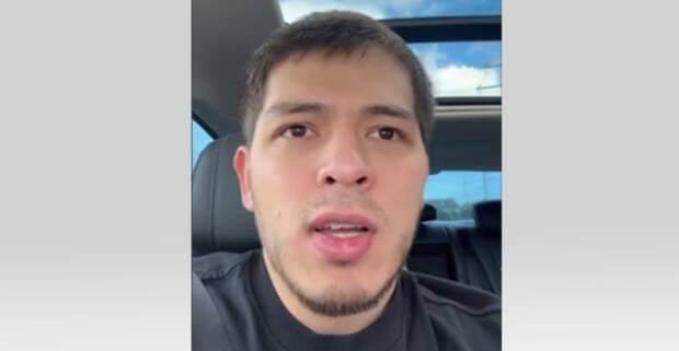 Абдулаев угрожает. Скрин видео в тг-канале vnborodinpolitik