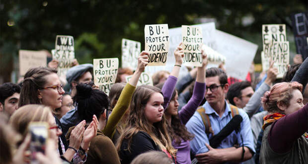 sexual harassment protest